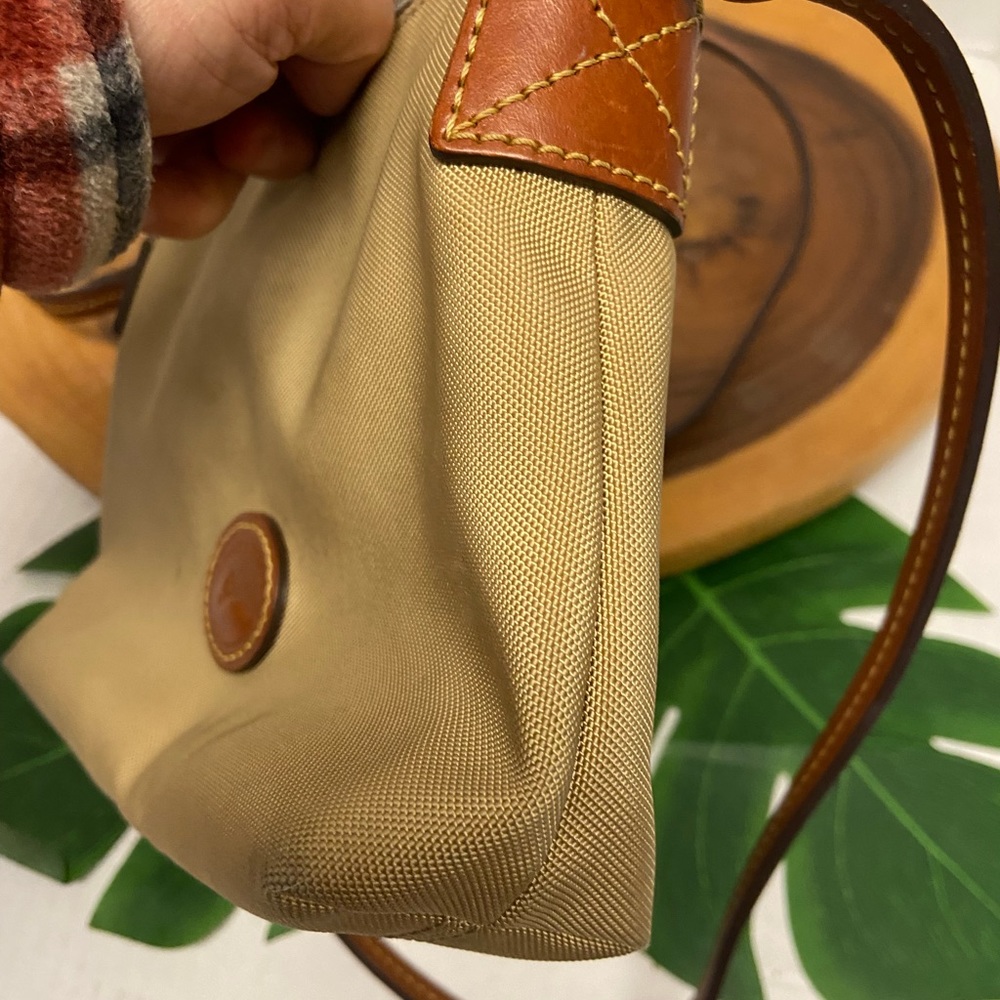 Dooney & Bourke Tan Canvas Crossbody Bag - image 3